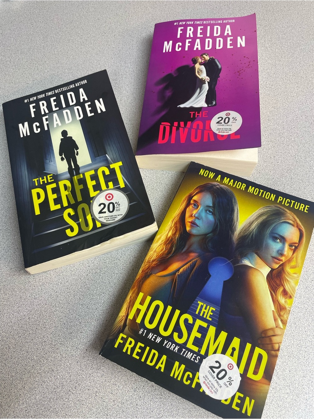 Freida McFadden Women’s Thriller Set - Black, Purple, Yellow